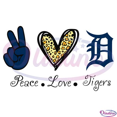 Detroit Tigers Logo Svg Digital File Mlb Svg Tigers Svg Oladino