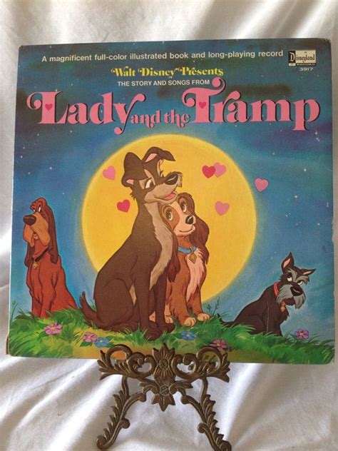 Vintage Record Disneys Lady And The Tramp Album Lp 3917 Etsy
