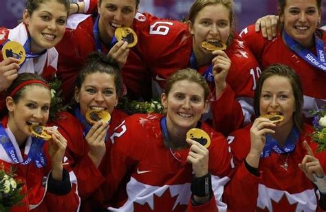 In Pictures Canada Takes Olympic Gold In Womens Hockey Womens