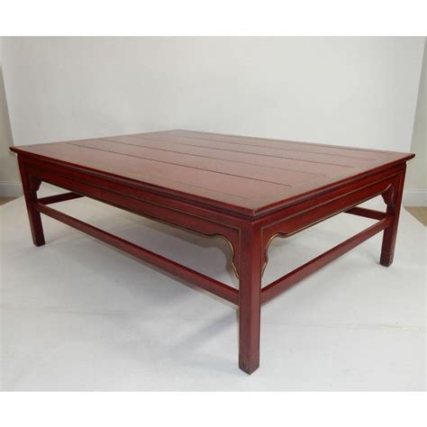 Some of the technologies we use are necessary for critical functions like security and site integrity, account authentication, security and privacy preferences, internal site usage and maintenance data, and to make the site work correctly for browsing and transactions. Hand Painted Red Chinoiserie Coffee Table | Chairish