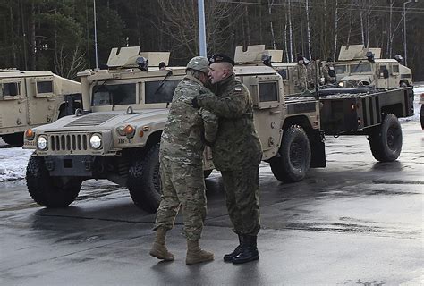 Us Troops Roll Into Poland In Largest Deployment Since Cold War