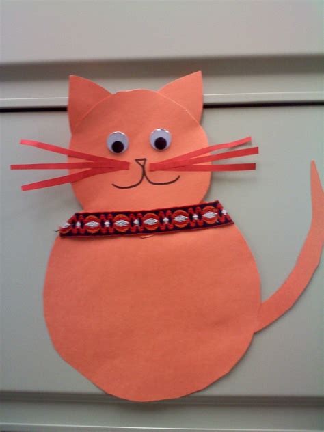 Simple Cat Craft For Ages 3 5 Preschool Art Projects Paper Art
