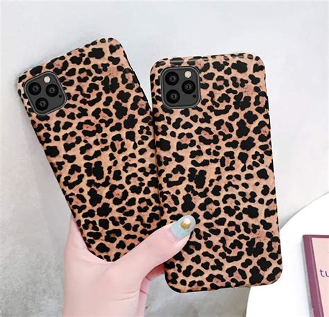 Leopard Print Pattern Wildcat Series Soft Rubber Case Cover Apple Iphone 11 11 Pro Or 11 Pro Max