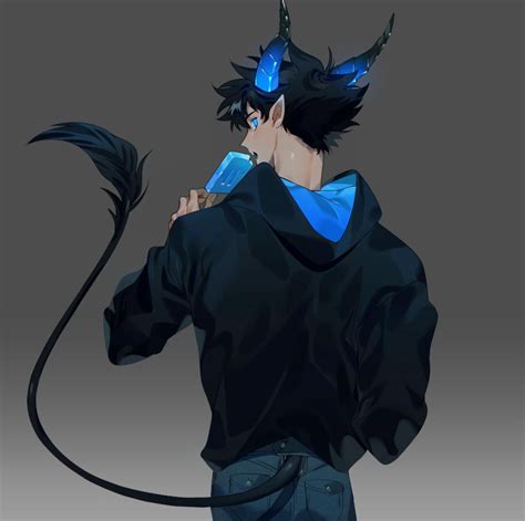 괴도 On Twitter Anime Demon Boy Cute Anime Guys Anime Character Design