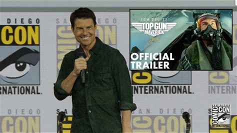 Sdcc Tom Cruise Surprises Hall H With Top Gun Maverick First Trailer San Diego Comic Con