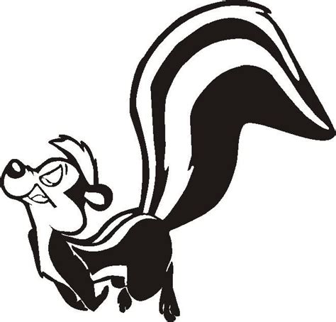How many species of skunks can be found in north america? cartoon skunk Colouring Pages | Colouring pages, Skunk ...