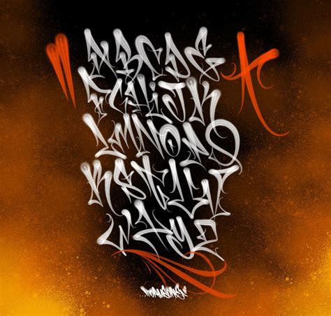 Graffiti Fat Cap Letter Stamps For Procreate And Photoshop Torus Ink