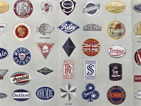 Vintage European Car Logos