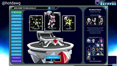 Brawlhalla codes mammoth coins 2020 xbox one. Brawlhalla 1000 Mammoth coins Exalted chest opening - YouTube