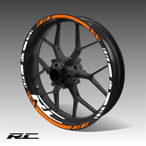 Wheel Stripes Ktm Rc Stickers Rim Tape Motorcycle Stickers Ktm Rc Decal