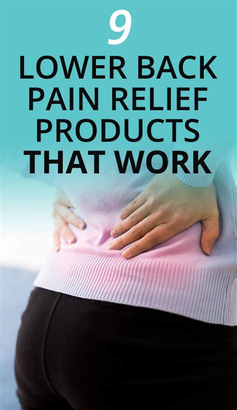 9 Lower Back Pain Relief Products That Work Coach Sofia Fitness