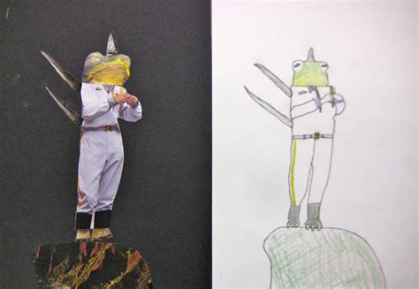 Experiments In Art Education Surreal Collages Drawings