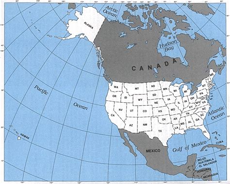 Map Of Usa With Alaska Afp Cv
