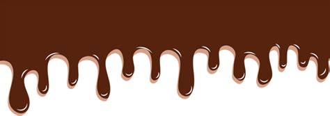 Download Realistic Melted Chocolate Drops Chocolate Realistic