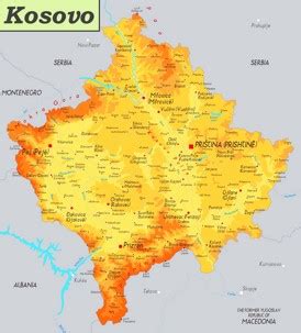 Karten und wo liegt kosovo überhaupt? Kosovo Karte | Landkarten von Kosovo