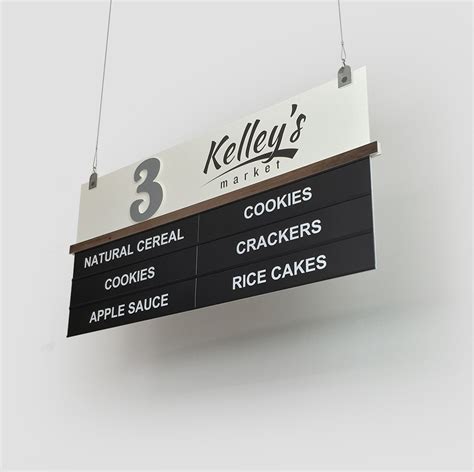 Hanging Aisle Directories Grocery Aisle Signs Retail Signage