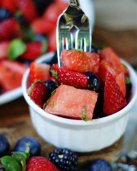 Berry Watermelon Fruit Salad Southern Discourse Watermelon Fruit