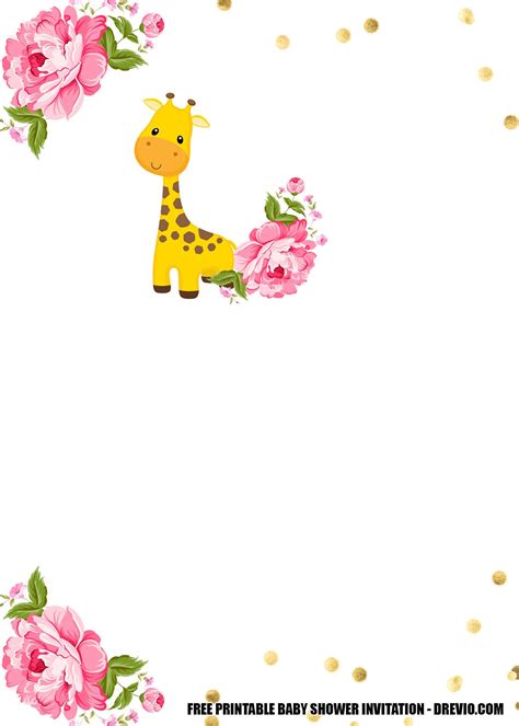 Giraffe free stock photos download 78 free stock photos for. 5 FREE Floral Giraffe Invitation Templates | Giraffe ...