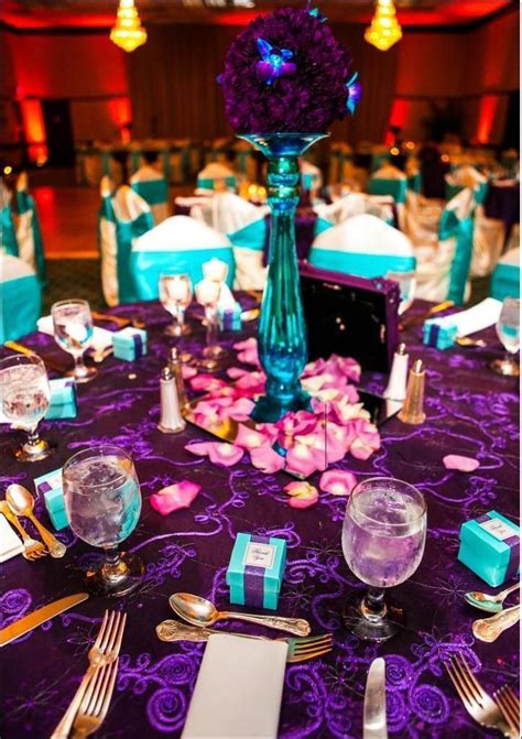 Purple And Turquoise Wedding Decorations 7 Purple Turquoise Wedding