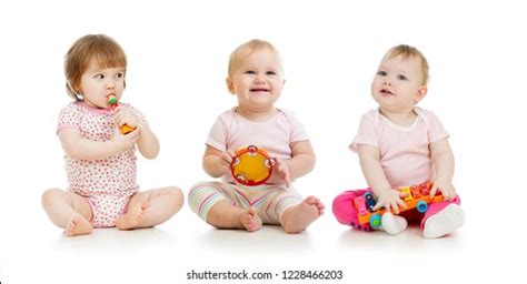 Group Smart Babies Playing Musical Toys库存照片1228466203 Shutterstock