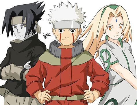 Este Seria O Visual De Naruto Sasuke E Sakura Como Seus Mestres
