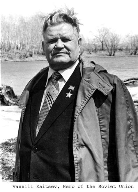 The legendary sniper of stalingrad. Vasily Zaitsev - Hero of of the Soviet Union
