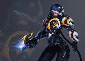 Space Suit Simple Background Science Fiction Power Suit Weapon Hd