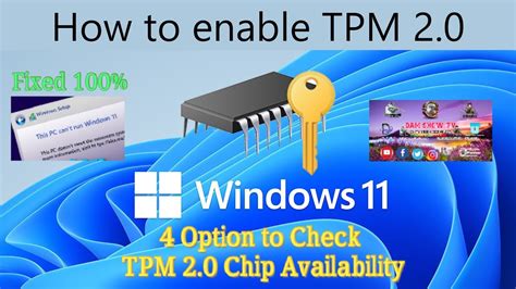 To Install Windows 11 4 Ways To Check If Computer Has Tpm 20 Chip Images