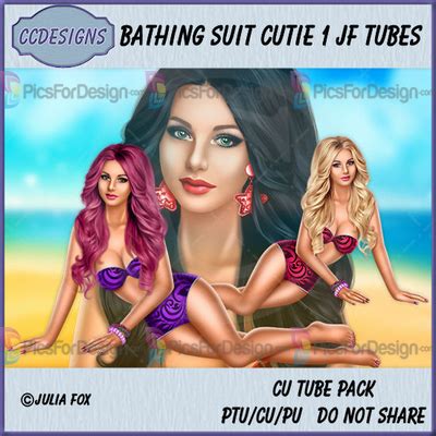 Bathing Suit Cutie JF Tubes Illustration Store PicsForDesign Com PSP Tubes PSD