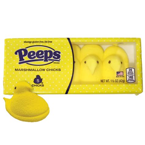 Easter Peeps 5ct Yellow Chicks 15 Oz