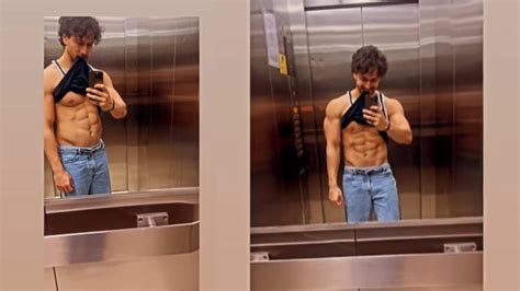 Tiger Shroff Plays With His Stomach And Flaunts His Abs Giving Us