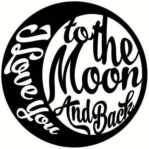 Free Free 261 I Love You To The Moon And Back Svg SVG PNG EPS DXF File