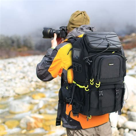 Endurax Extra Large Camera Dslrslr Backpack For Outdoor Hiking