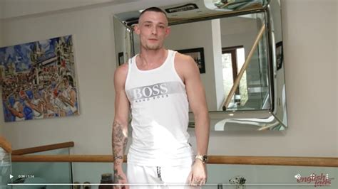 Sexy Tattooed English Straight Boxer Dave Loxley Strips