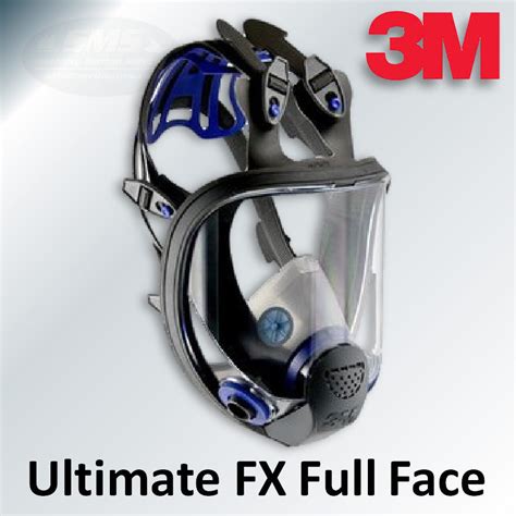 3m ultimate fx full face respirator with scotchgard™ lens coating ultimate comfort and