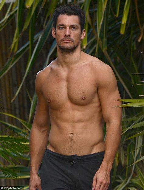 david gandy displays his tanned and toned physique as he hot sex picture
