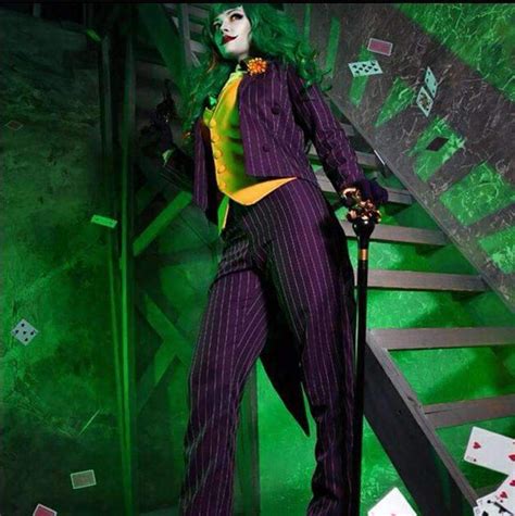 Female Batman Dark Knight Joker Cosplay Costume Костюм джокера Хэллоуин костюм для женщины