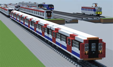 London Underground 2022 Tube Train Minecraft Map