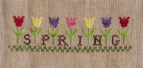 25 Fresh Cross Stitch Patterns For Spring