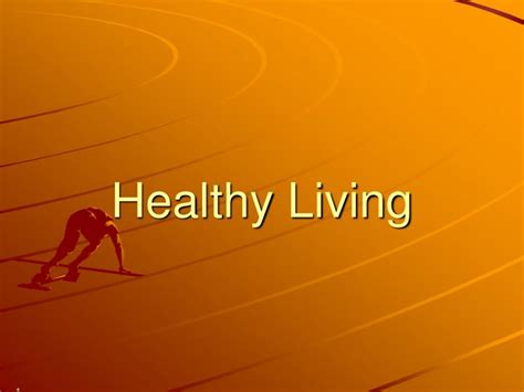 Ppt Healthy Living Powerpoint Presentation Free Download Id5039558