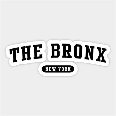 The Bronx Ny Bronx Sticker Teepublic