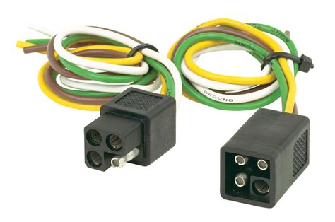 Skip to main search results. Hopkins MFG 11147975 Trailer Wiring Connector Kit Plug- In Simple (R); End Type - 4 Pole Square ...