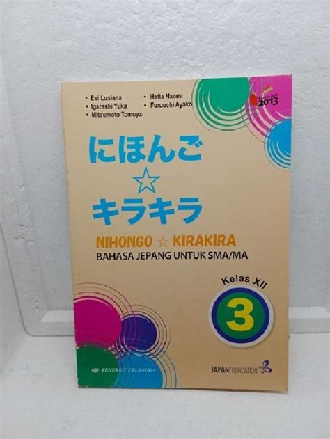 Jual Buku Nihongo Kira Kira Bahasa Jepang Untuk Sma Kelas K