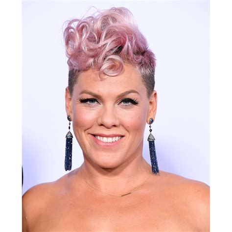 Pink Singer Hairstyle Product Wavy Haircut