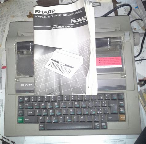 Sharp Portable Electronic Intelliwriter Plus Clearance Priced