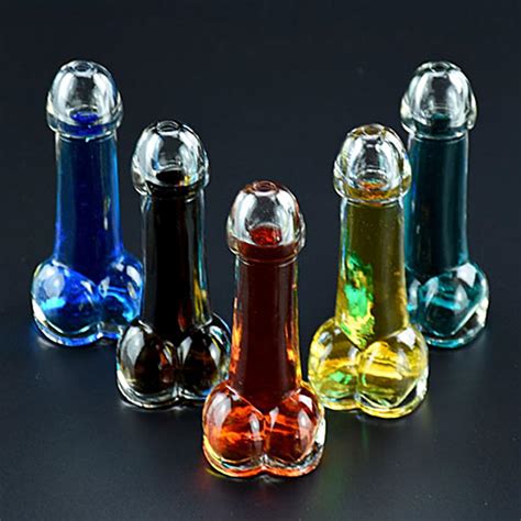 100ML Creative Cocktail Glass Wine Juice Glass Cup Penis Shot Glass