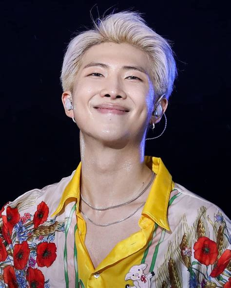 Bts Rm 알엠 On Instagram “his Smile His Dimple His Hair His Sweat