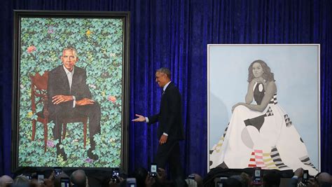 Obama Portraits Unveiled At National Portrait Gallery