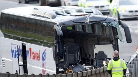 M4 Motorway Reopens After Coach Crash Near Newport Bbc News