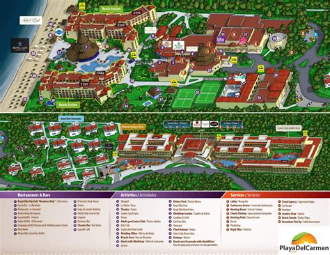 Sandos Caracol Resort Map